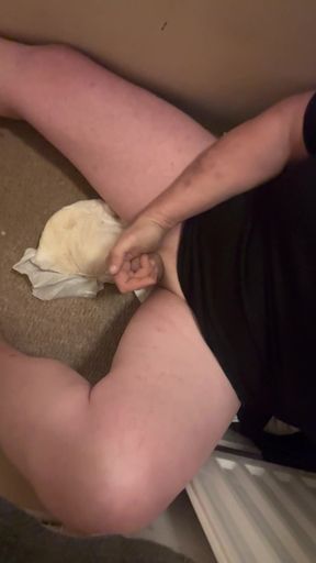 Wetting Nappie Diaper Then Masturbating