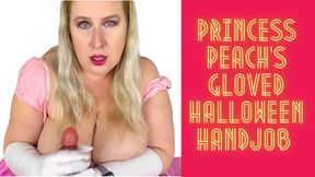 Princess Peach’s Gloved Halloween Handjob