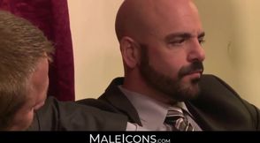 MaleIcons.com - Dirk Caber and Adam Russo's aggressive mutual anal destruction on the