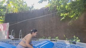 Having fun with my inflatables