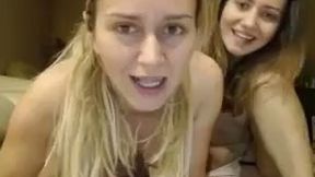 My GF and her roommate love to get naughty for me on cam