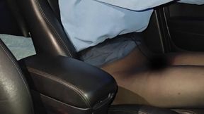 Sarah Drains the Battery in Her Sexy Opaque Pantyhose - View 01