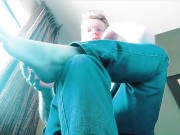 FTM Shy Jeans Masturbation Solo