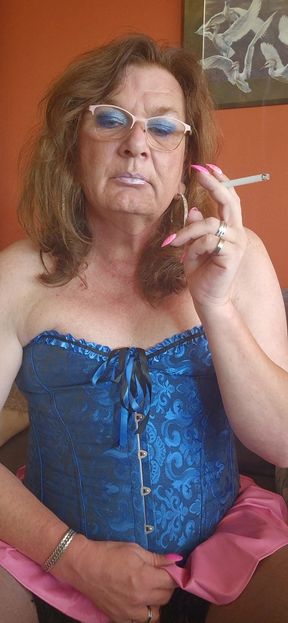 Just enjoying a cigarette