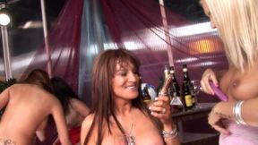 Smutty lesbian sex party with gorgeous horny babes