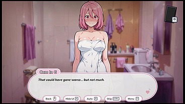 Alone With my StepSister [ TABOO Hentai Game ] Ep.3 KISSING STEP SISTER for the FIRST TIME after getting CAUGHT masturbating in the SHOWER !