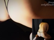 rainbow thong bikini masturbation