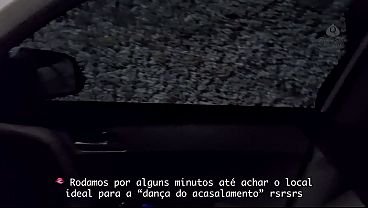 Pr&eacute_via - Transei dentro do carro no meio da rua com um seguidor totalmente aleat&oacute_rio