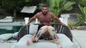 petite tattoed babe bella liora up and down on my big cock