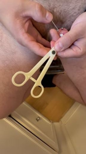I’m getting a piercing for the first time Prince Albert part 1.