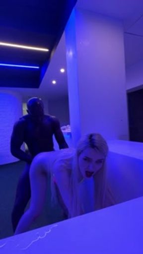 Teen Amber gets fucked by Huge bbc in a jaquzzi