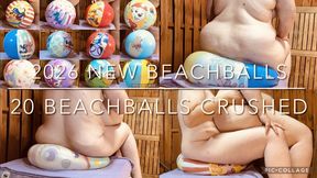New 2026 Design BeachBalls - Paw Ptrol, Stich, SpidrMan, Princess, Krtek Fat Naked Sit to Pop