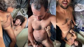 meu colega de quarto tem um pau grande boquete gay gozada na cara