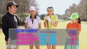 jav sex in the golf field fucking three japanese girls in hot game and threesome