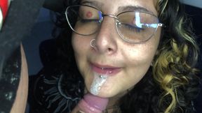 I discover my stepsister&amp;#039;s slut masturbating and then I give her the fuck of her life as a slut   POV- Mey Mey
