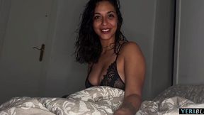 He raw dogs his step-brothers wife, busts a nut deep inside her cunt