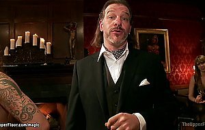 Four slaves fucking at bdsm party