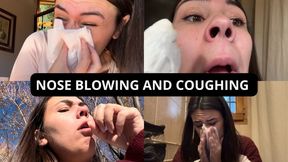 Sick Day Coughing and Nose Blowing POV