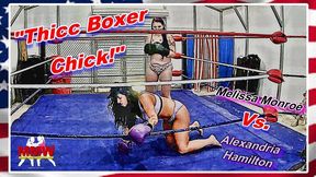 Thicc Boxer Chick! WMV