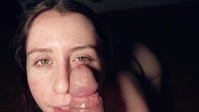 12 mins NO HANDS BWC sloppy blowjob