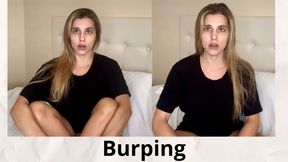 Burping - 76 burps in 10 minutes.