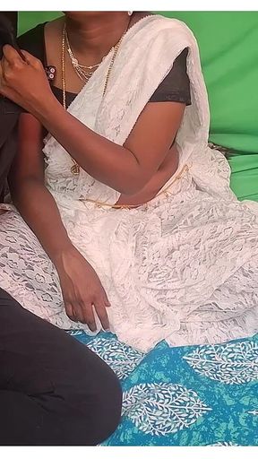 Hot Threesome Between Indian Wife with Husband and Husband Friend