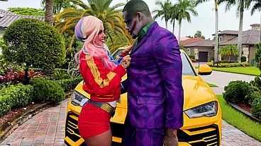 The Joker Unloading In Harley Quinn! Awesome Hot Sex With Jason Luv And Kali Roses