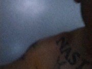 Tattooed Guy Sucking Huge Thick Fat Cock and Getting Face Fucked In Gloryhole