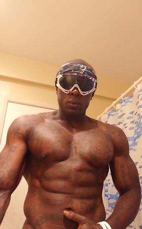 Big Black Hairy Dick Worship Hallelujah Johnson ( Jeremiah Mcpherson #1 Pornstar Stroking BBC Porno) Tall Dark Chocolate Muscles