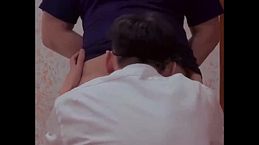 The porn lover loves to lick my anus