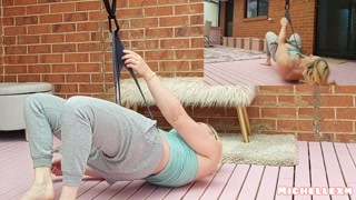 Thong hanging wedgie funny video blonde milf
