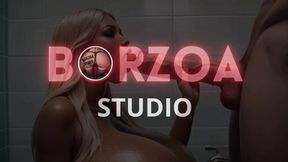 Deepthroat angel sizzles 13-inch cock&#x1F32D;, massive facial cum dump, 3D animation extravaganza