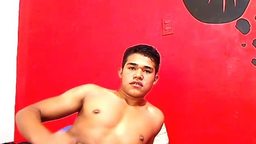 Hot Latin Jerking Off