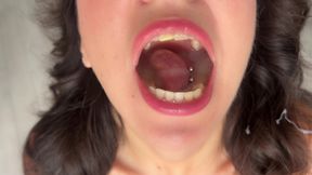 Cum in Mouth and Play with Sperm