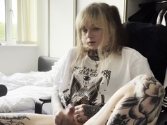 Blonde with big tits fucking big cock