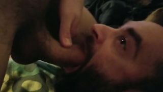 Amateur couple goes wild with homemade blowjob and face-fucking