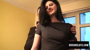 UKSubSluts com - Eva Johnson moans session of rough pussy destruction