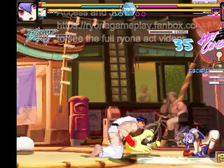 Charming sweethearts has sex with chaps in erotic ryona manga gameplay movie scene