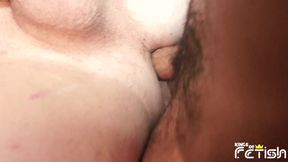 Tattooed guy fucks his friend tight ass and fill it up with cum
