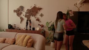 Mia Nins and Gigi Max Lesbian Scene