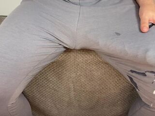 Giant weenie cum in panties hands free compilation