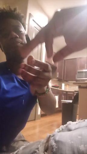 Emotional moment from "Smoke 🚬Chill Eat Big Dick"