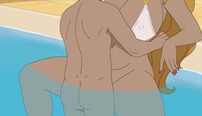 Milftoon Drama - Part 9 - Cheating MILF Fucked in the Pool by Loveskysanhentai