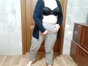 Wetting Grey Sweatpants