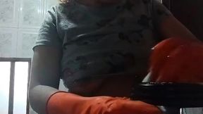 se filtra nuevo video casero de la pastora de la iglesia en falda. tetas naturales al aire en casa