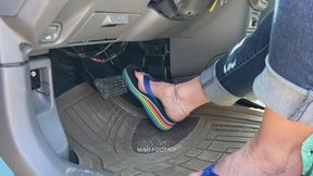 Cranking Attempt, Bad Starter, Battery Drains at Car Auction Yard Pumping - From the Driver's Side Door