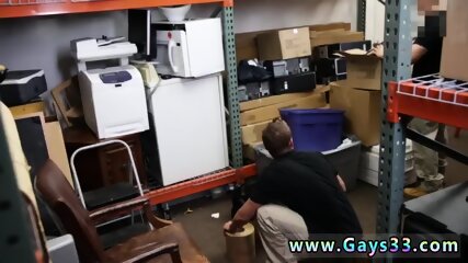 Gay guy moans cums straight Dungeon master with a gimp