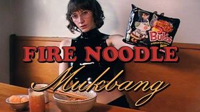 Fire Noodle Mukbang