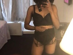 Sexy Ebony In A Hotel