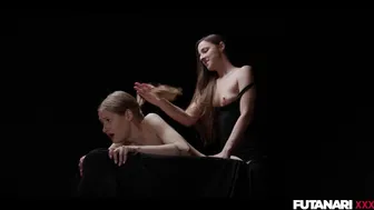 Amirah Adara fucks Tiffany Tatum with her hard cock and creampies her pussy